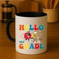 Hello Third Grade Team 3Rd Grade Back To School Teacher Gift Coffee Mug thumb 4