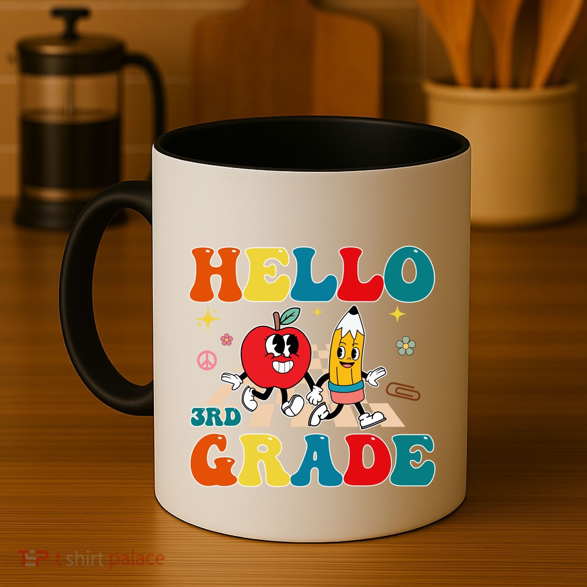 Hello Third Grade Team 3Rd Grade Back To School Teacher Gift Coffee Mug