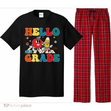 Hello Third Grade Team 3Rd Grade Back To School Teacher Gift Pajama Set