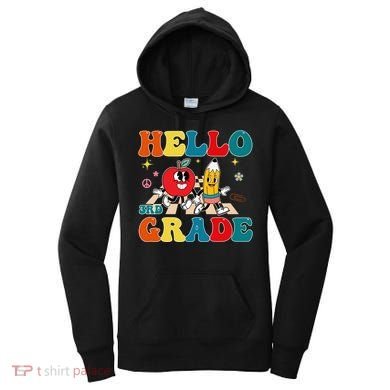 Hello Third Grade Team 3Rd Grade Back To School Teacher Gift Women's Hoodie