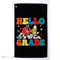 Hello Third Grade Team 3Rd Grade Back To School Teacher Gift Golf Towel thumb 0