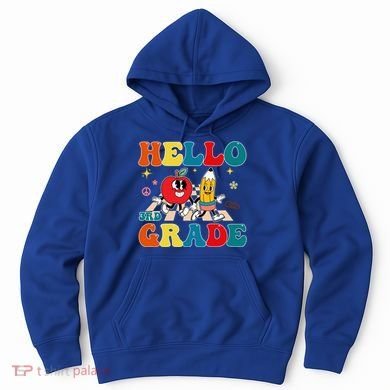 Hello Third Grade Team 3Rd Grade Back To School Teacher Gift Hoodie