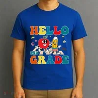 Hello Third Grade Team 3Rd Grade Back To School Teacher Gift T-Shirt thumb 3
