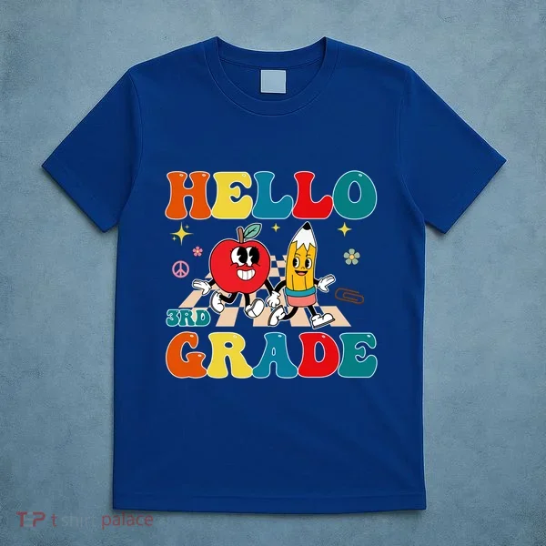 Hello Third Grade Team 3Rd Grade Back To School Teacher Gift T-Shirt