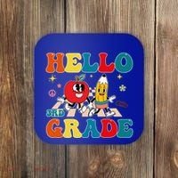 Hello Third Grade Team 3Rd Grade Back To School Teacher Gift Coaster thumb 0