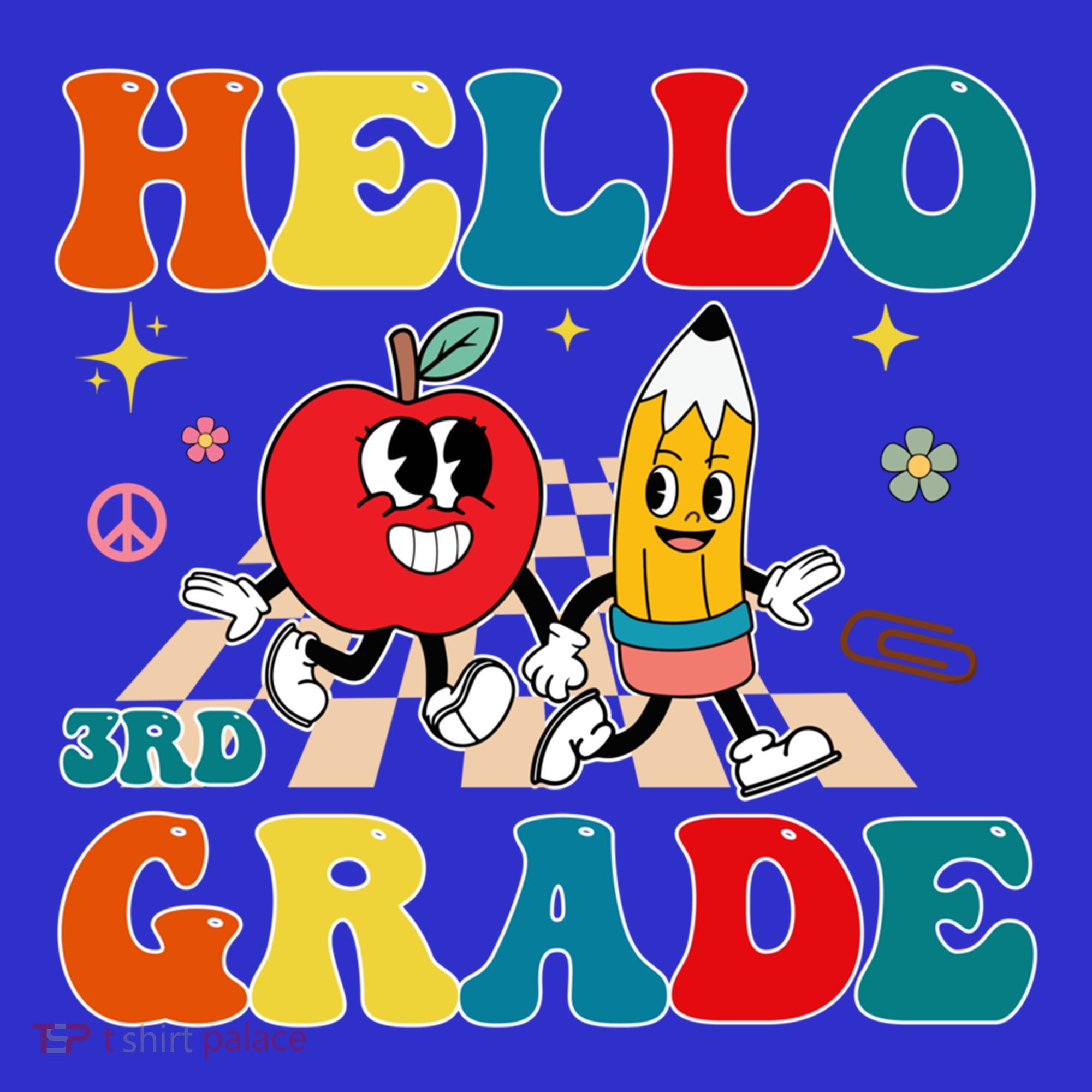 Hello Third Grade Team 3Rd Grade Back To School Teacher Gift Coaster