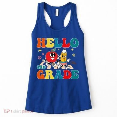 Hello Third Grade Team 3Rd Grade Back To School Teacher Gift Women's Tank Top
