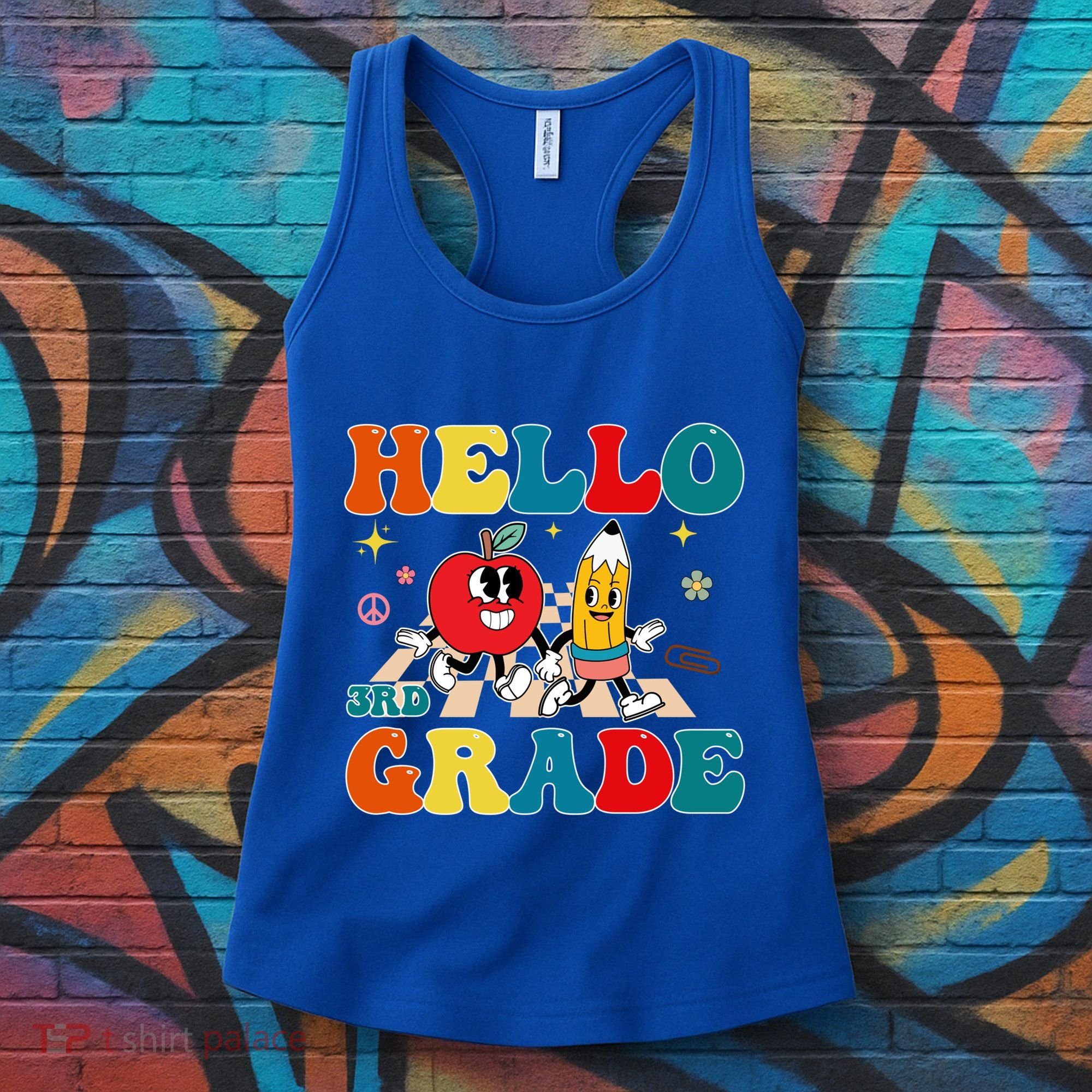Hello Third Grade Team 3Rd Grade Back To School Teacher Gift Women's Tank Top