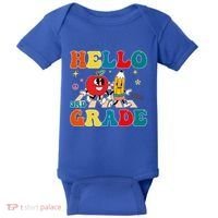 Hello Third Grade Team 3Rd Grade Back To School Teacher Gift Baby Bodysuit thumb 0