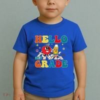 Hello Third Grade Team 3Rd Grade Back To School Teacher Gift Toddler T-Shirt thumb 2