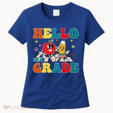 Hello Third Grade Team 3Rd Grade Back To School Teacher Gift Women's T-Shirt