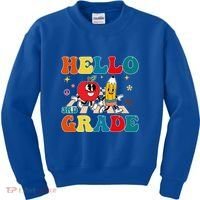 Hello Third Grade Team 3Rd Grade Back To School Teacher Gift Kids Sweatshirt thumb 0