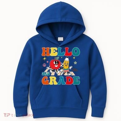 Hello Third Grade Team 3Rd Grade Back To School Teacher Gift Kids Hoodie