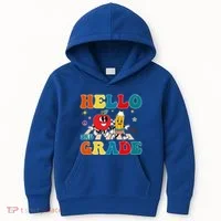 Hello Third Grade Team 3Rd Grade Back To School Teacher Gift Kids Hoodie thumb 0