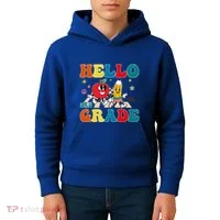 Hello Third Grade Team 3Rd Grade Back To School Teacher Gift Kids Hoodie thumb 4