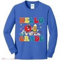 Hello Third Grade Team 3Rd Grade Back To School Teacher Gift Kids Long Sleeve Shirt thumb 0