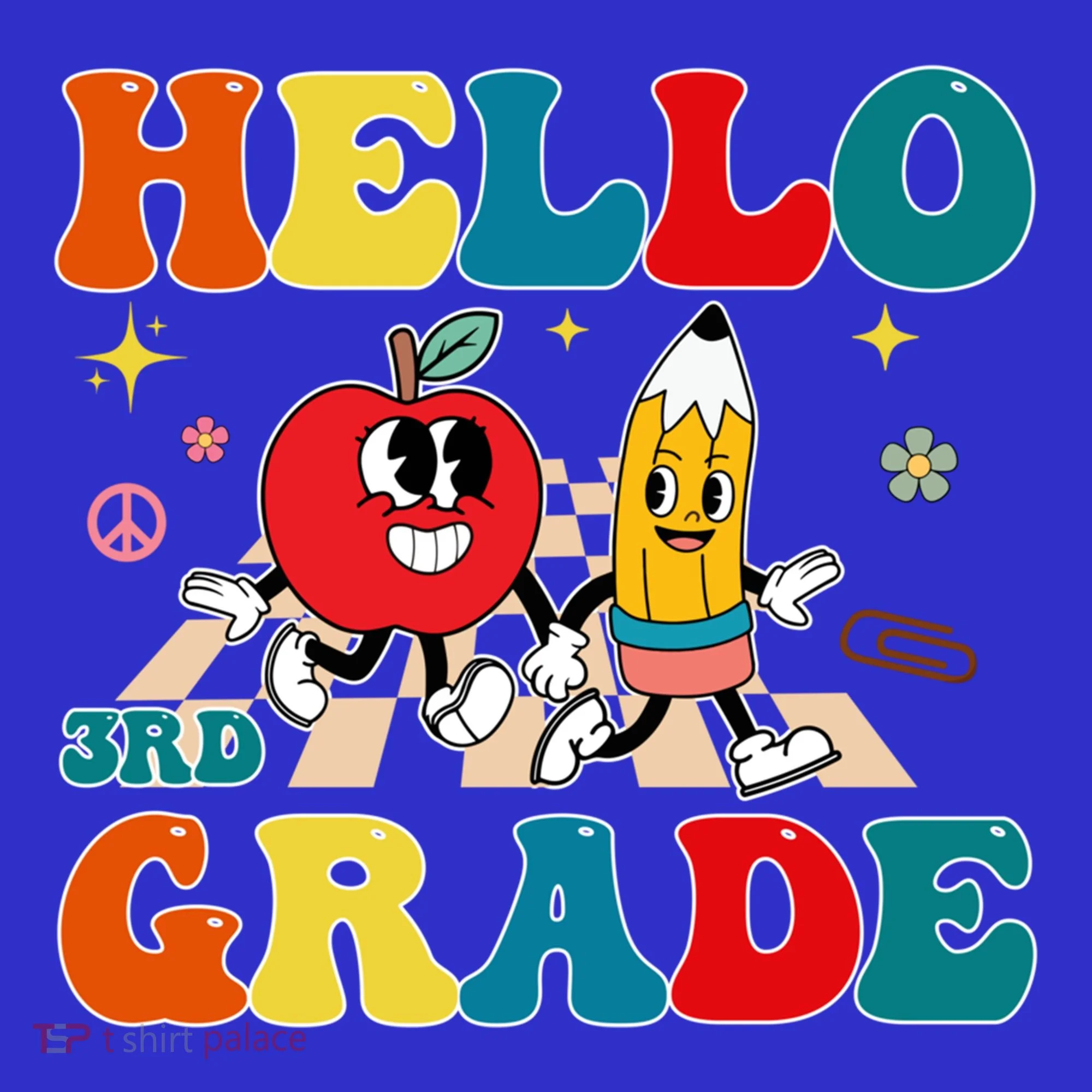 Hello Third Grade Team 3Rd Grade Back To School Teacher Gift Kids Long Sleeve Shirt