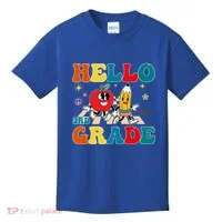 Hello Third Grade Team 3Rd Grade Back To School Teacher Gift Kids T-Shirt thumb 0
