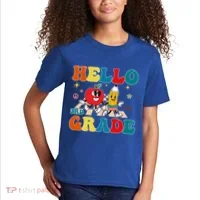 Hello Third Grade Team 3Rd Grade Back To School Teacher Gift Kids T-Shirt thumb 2