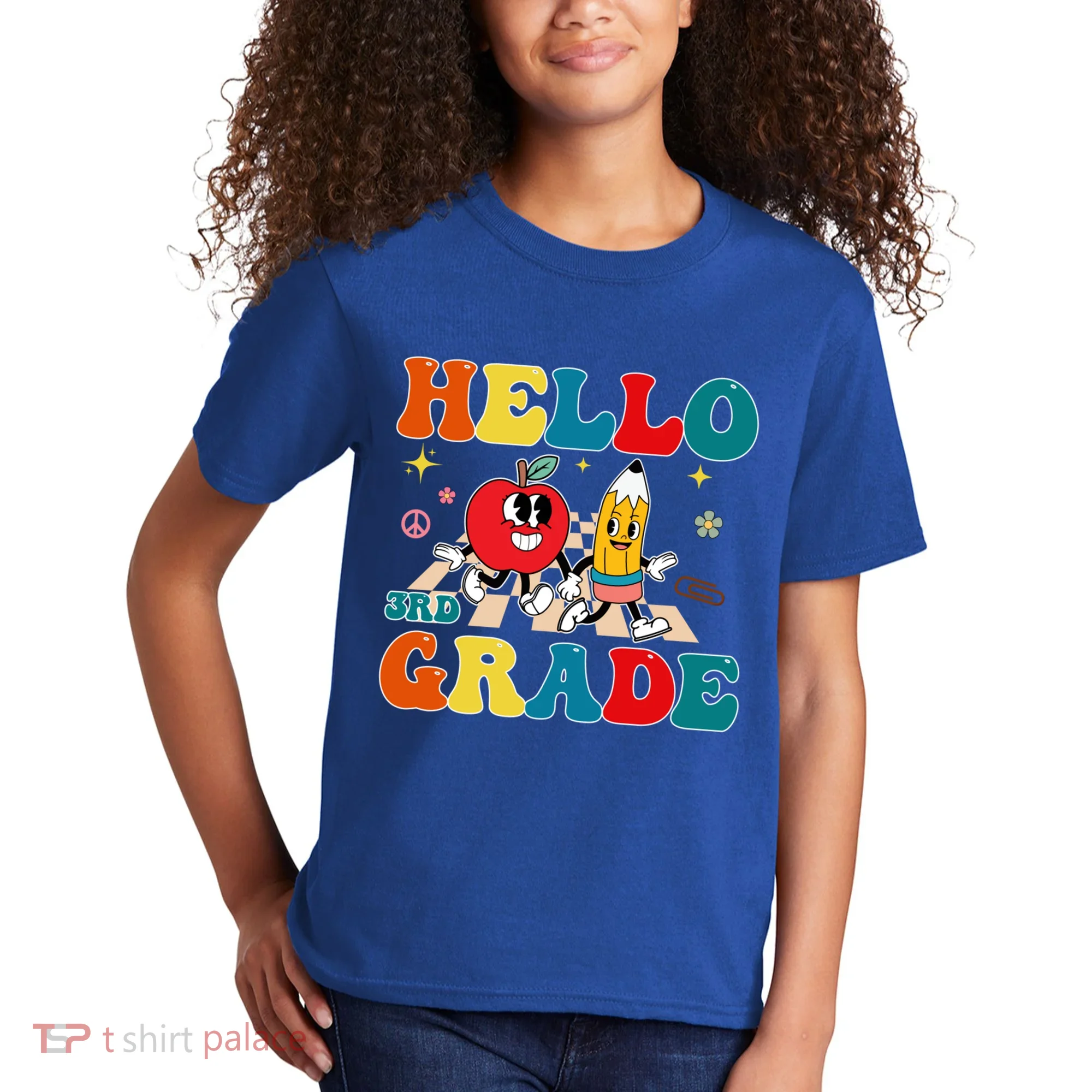 Hello Third Grade Team 3Rd Grade Back To School Teacher Gift Kids T-Shirt