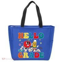Hello Third Grade Team 3Rd Grade Back To School Teacher Gift Tote Bag thumb 0