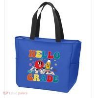 Hello Third Grade Team 3Rd Grade Back To School Teacher Gift Tote Bag thumb 3