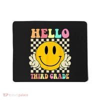 Hello Third Grade Hippie Smile Face 3rd Grade Back To School Mousepad thumb 0