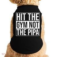 Hit The Gym Not The Pipa Doggie Tank thumb 0