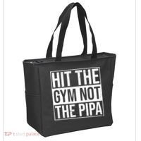 Hit The Gym Not The Pipa Tote Bag thumb 2