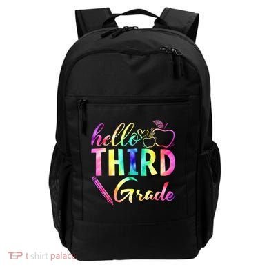 Hello Third Grade Tie Dye Back To School 3Rd Grader Teacher Gift Backpack