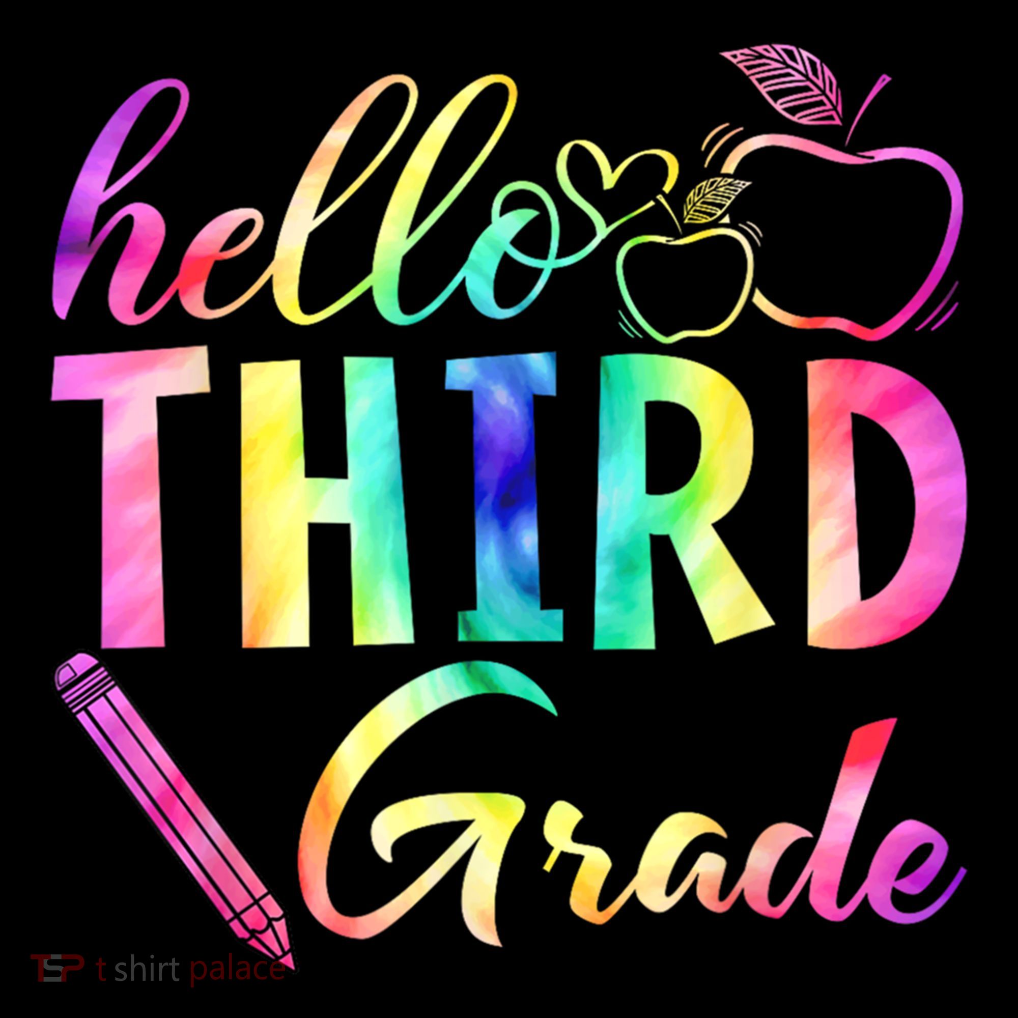 Hello Third Grade Tie Dye Back To School 3Rd Grader Teacher Gift Bucket Hat