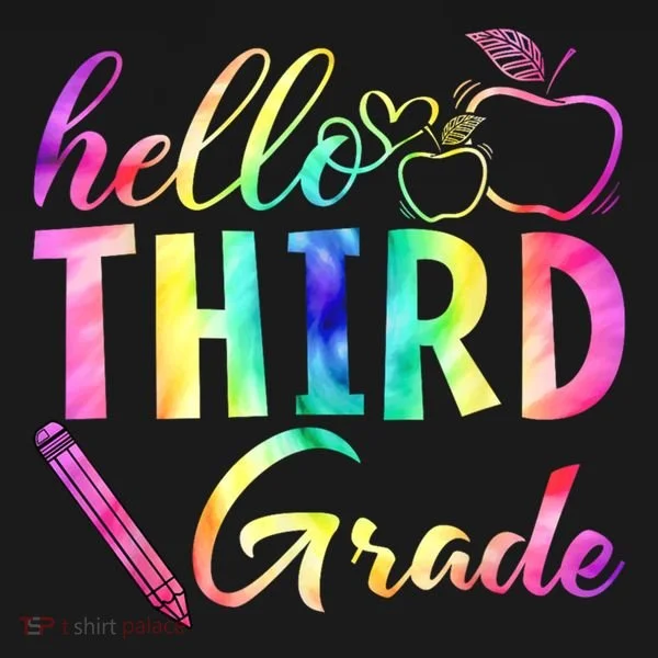 Hello Third Grade Tie Dye Back To School 3Rd Grader Teacher Gift Bucket Hat