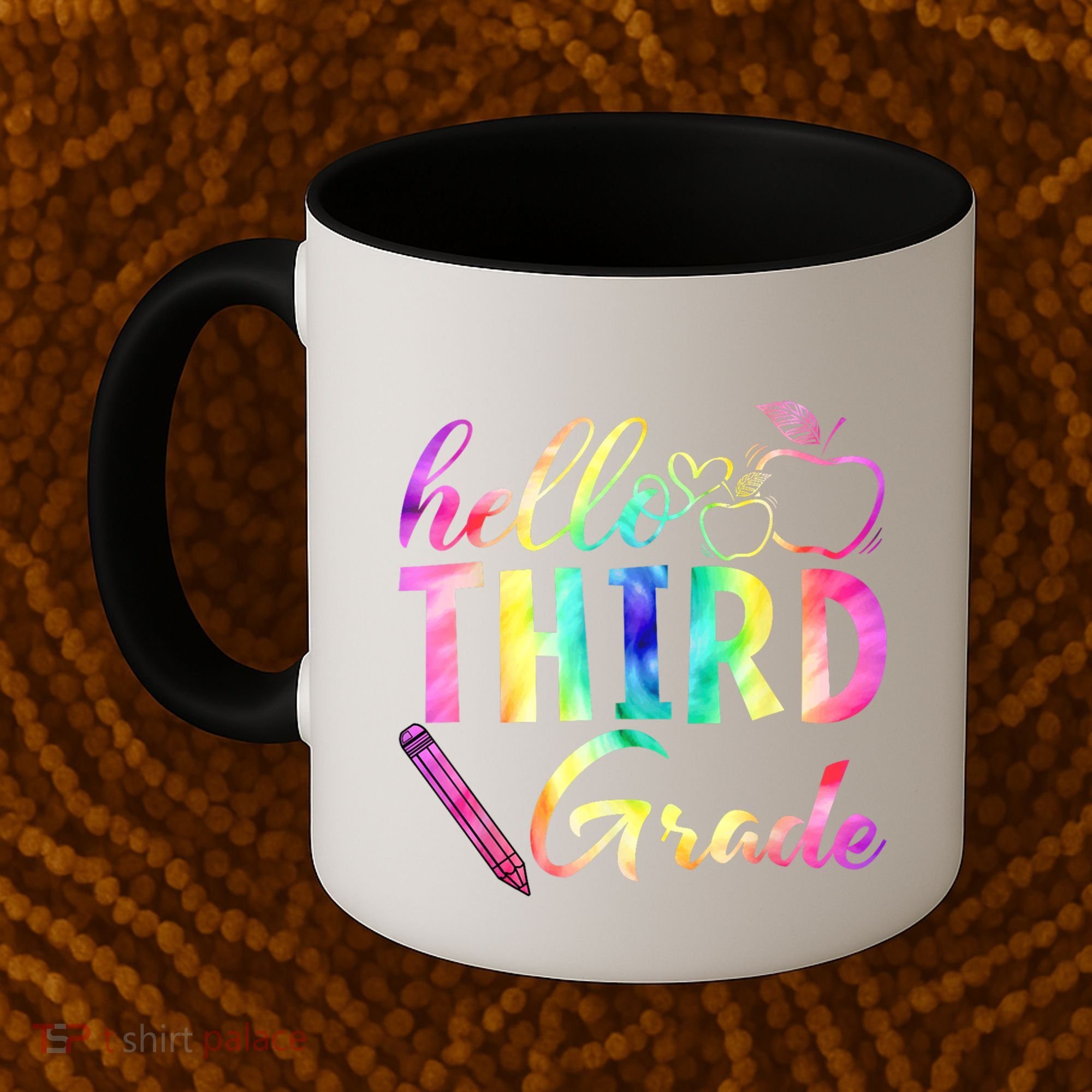 Hello Third Grade Tie Dye Back To School 3Rd Grader Teacher Gift Coffee Mug