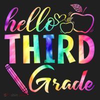 Hello Third Grade Tie Dye Back To School 3Rd Grader Teacher Gift Beanie thumb 2