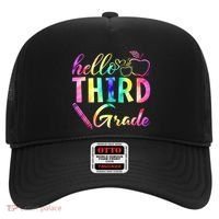 Hello Third Grade Tie Dye Back To School 3Rd Grader Teacher Gift Hat thumb 0
