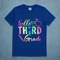 Hello Third Grade Tie Dye Back To School 3Rd Grader Teacher Gift T-Shirt thumb 5
