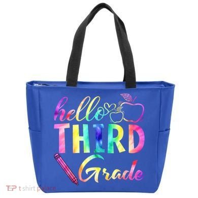 Hello Third Grade Tie Dye Back To School 3Rd Grader Teacher Gift Tote Bag