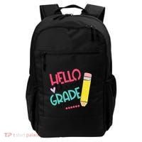 Hello Third Grade Let Do This Happy First Day Of School Backpack thumb 0