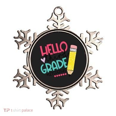 Hello Third Grade Let Do This Happy First Day Of School Ornament