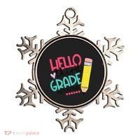 Hello Third Grade Let Do This Happy First Day Of School Ornament thumb 0