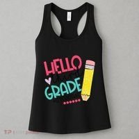 Hello Third Grade Let Do This Happy First Day Of School Women's Tank Top thumb 3