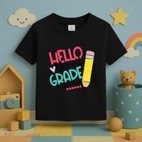 Hello Third Grade Let Do This Happy First Day Of School Toddler T-Shirt thumb 3