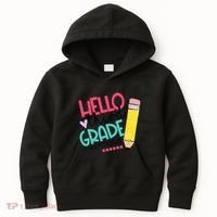 Hello Third Grade Let Do This Happy First Day Of School Kids Hoodie thumb 0