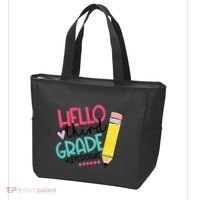 Hello Third Grade Let Do This Happy First Day Of School Tote Bag thumb 3