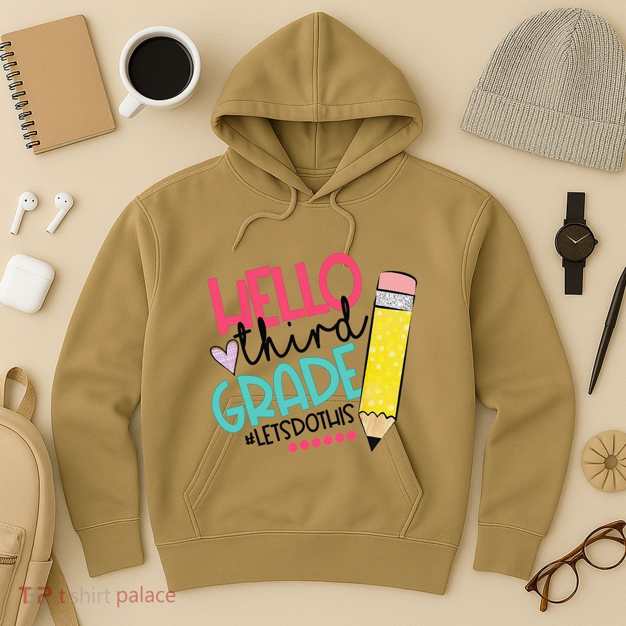 Hello Third Grade Let Do This Happy First Day Of School Hoodie