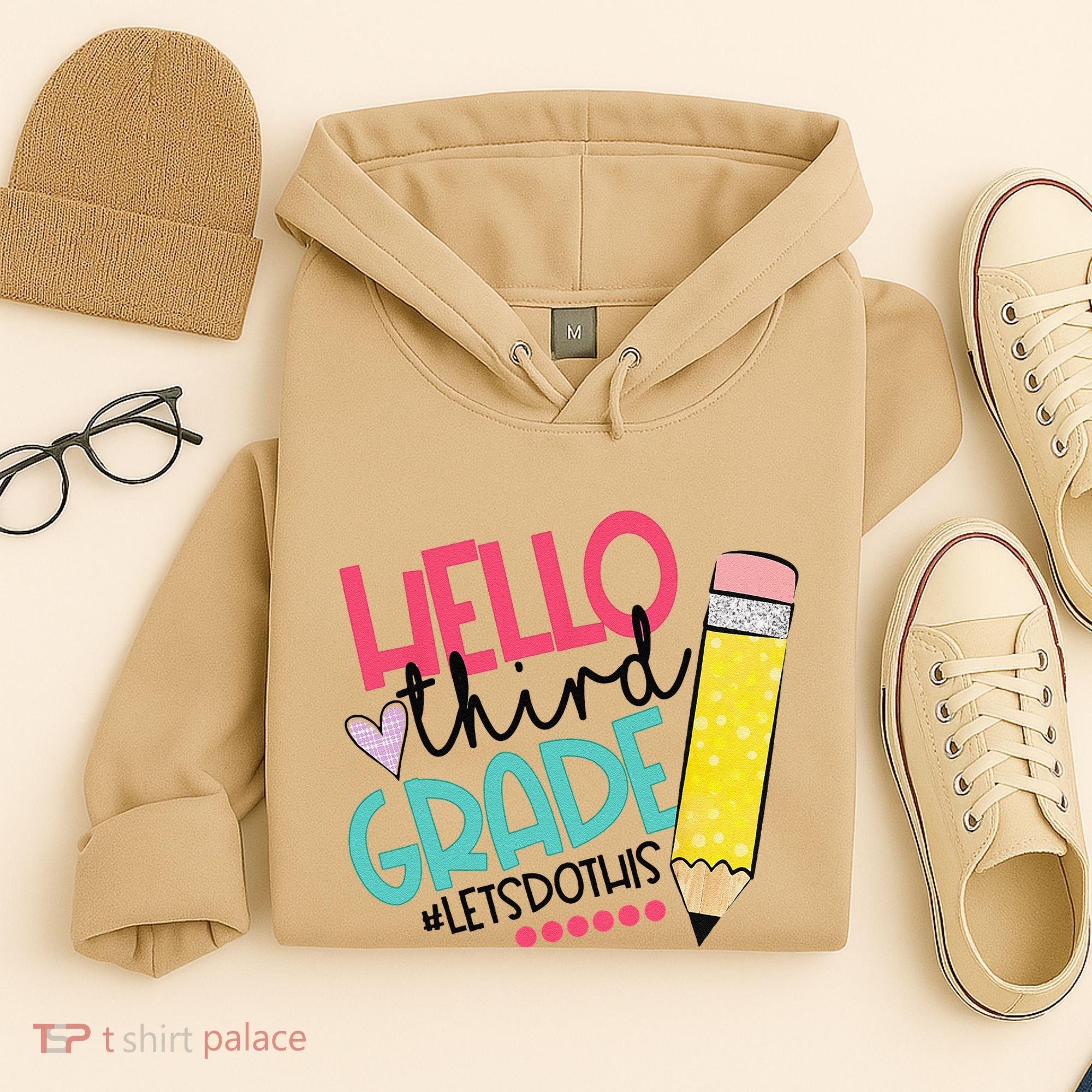 Hello Third Grade Let Do This Happy First Day Of School Hoodie
