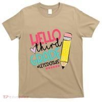 Hello Third Grade Let Do This Happy First Day Of School T-Shirt thumb 0