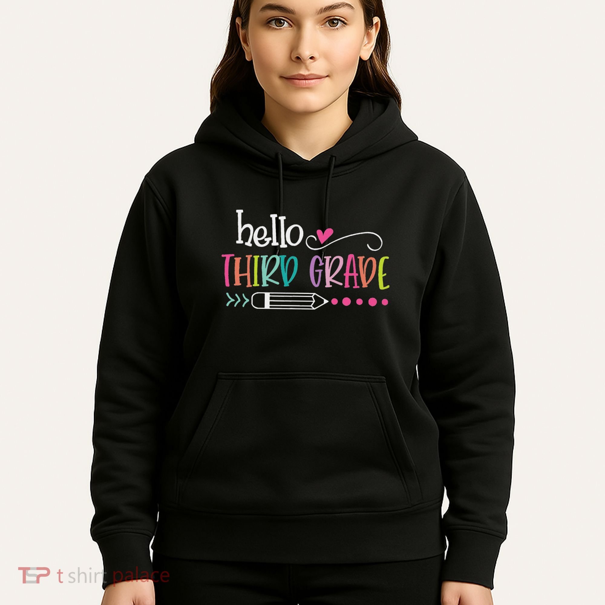 Hello Third Grade Fun 3rd Grade To School Gifts Hoodie