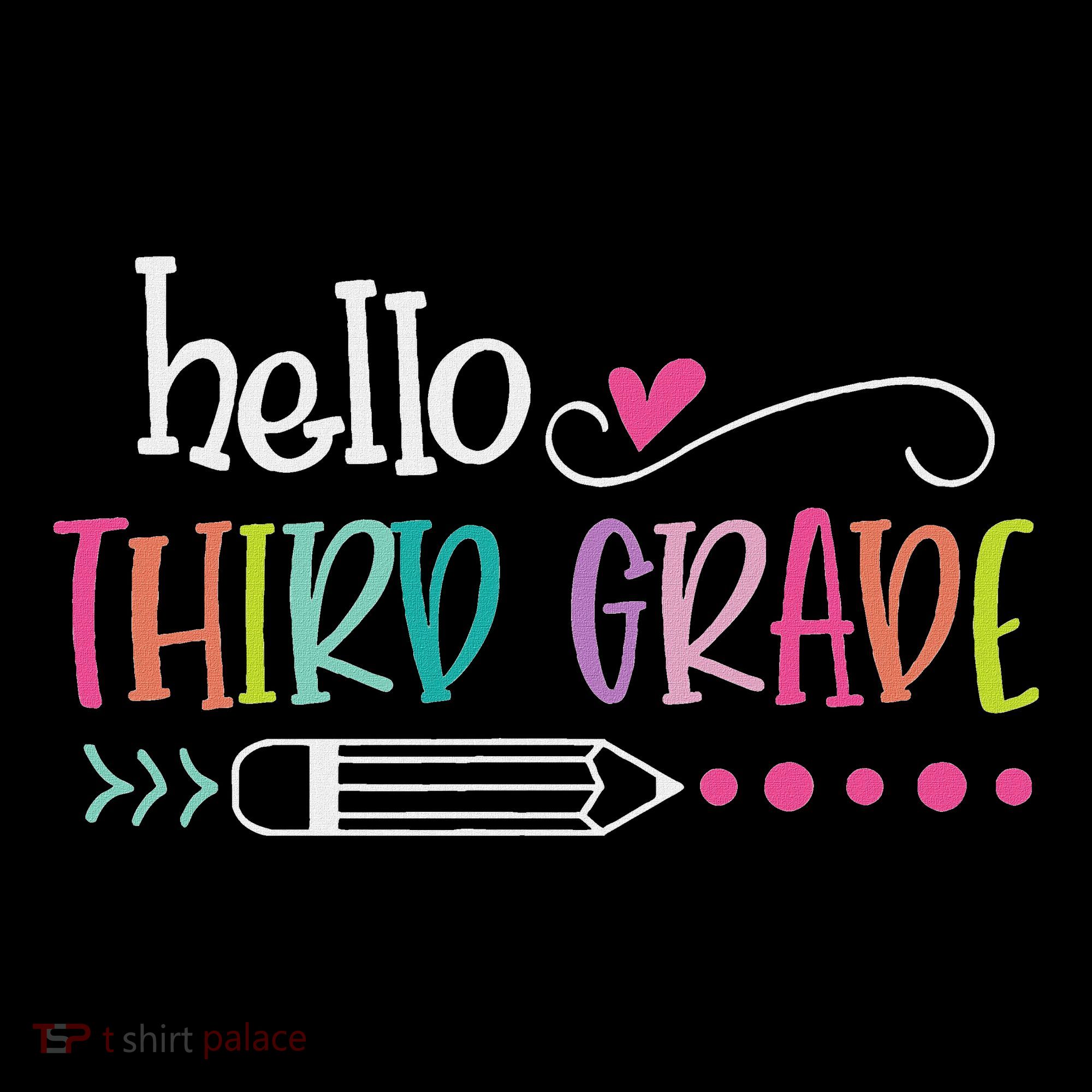 Hello Third Grade Fun 3rd Grade To School Gifts Hoodie