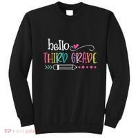 Hello Third Grade Fun 3rd Grade To School Gifts Sweatshirt thumb 0